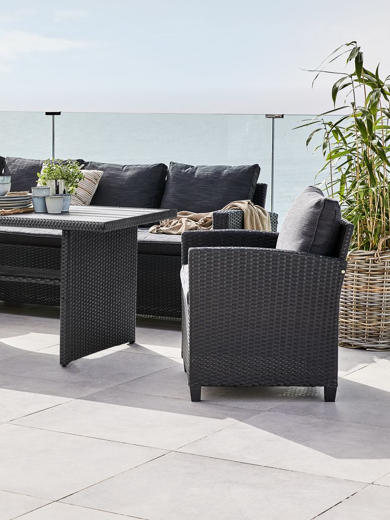 Loungesessel AGERMOSE schwarz