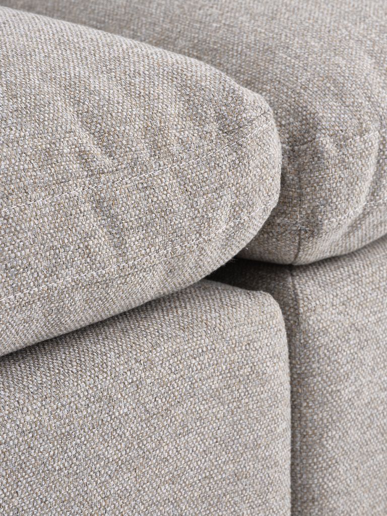 Modulares Sofa LYBY 5 Pers. offen sand Stoff