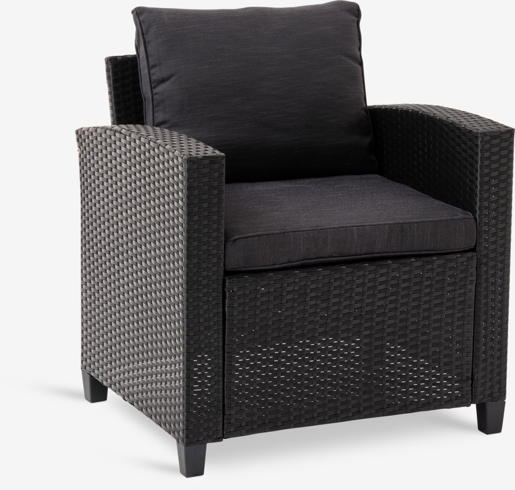 Loungesessel AGERMOSE schwarz