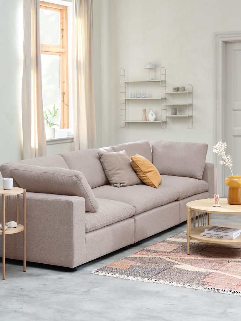 Sofamodul LYBY Mittelmodul Stoff sand