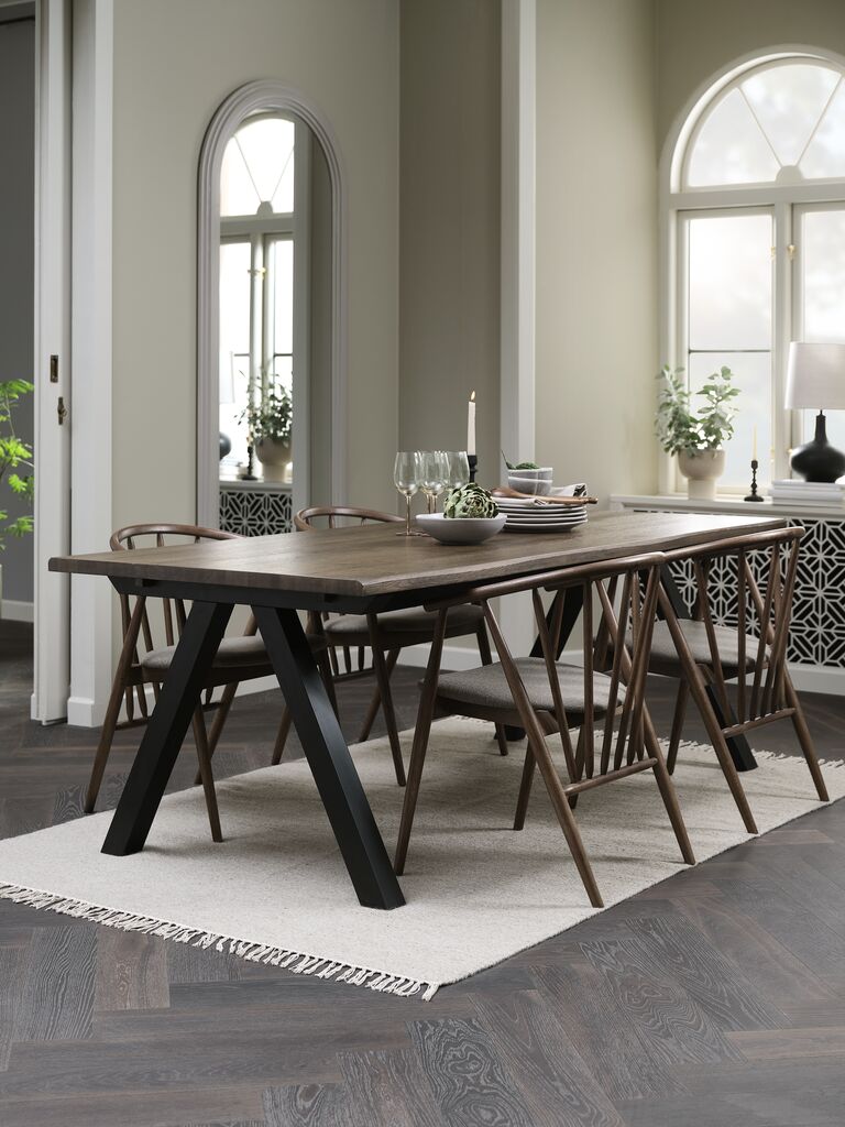 SANDBY L210 Tisch Eiche + 4 LYKSBORG Eiche