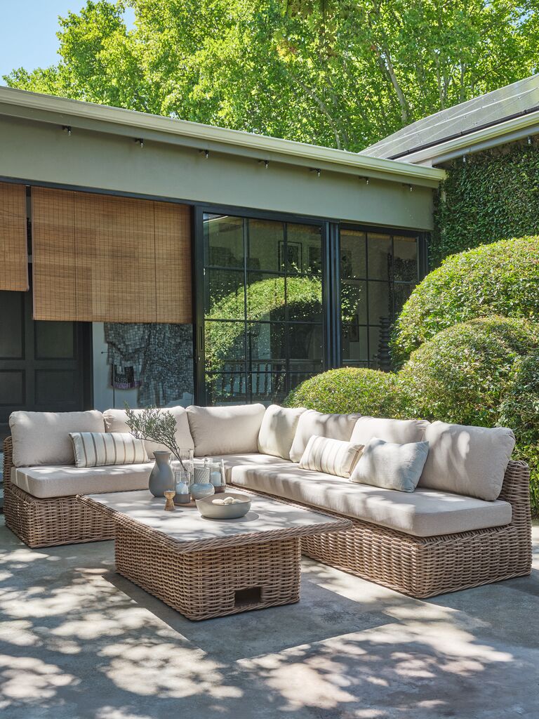 Lounge-Set EJER 6Pers. schnelltrocknend natur