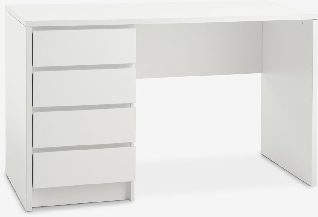 Schreibtisch LIMFJORDEN 60x120 4 Schubladen weiß