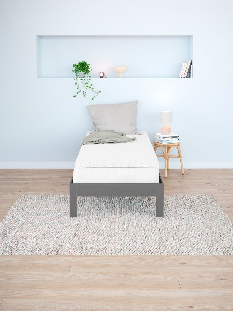 Topper 80x200cm WELLPUR FRYA grau