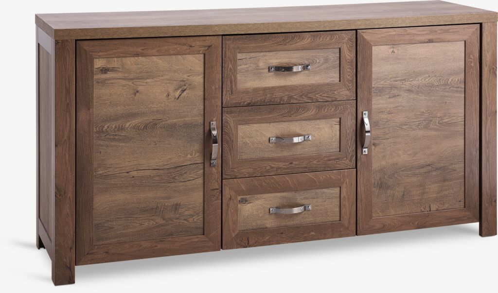 Sideboard JUNGEN 2 Türen 3 Schubladen Wildeiche