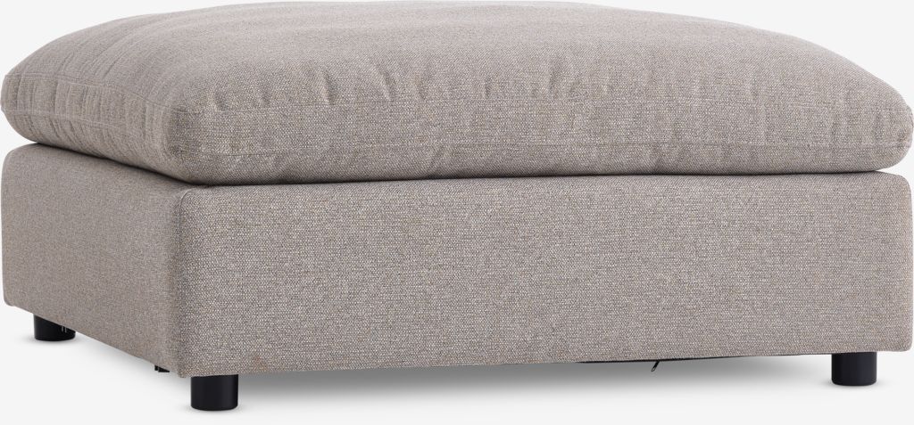 Sofamodul LYBY Chaiselongue/Pouf Stoff sand