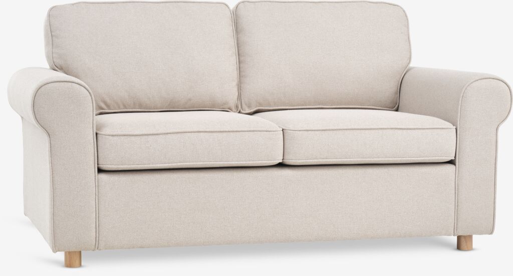 Sofa FERRITSLEV 2-Sitzer beige Stoff