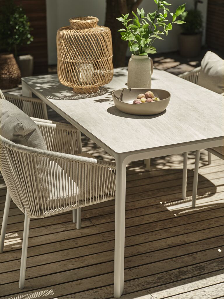 Gartentisch KUMLA B95xL150 beige