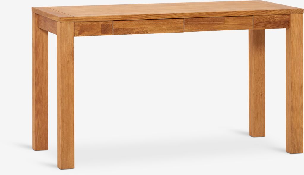 Schreibtisch HAGE 60x130 2 Schubladen Eiche natur