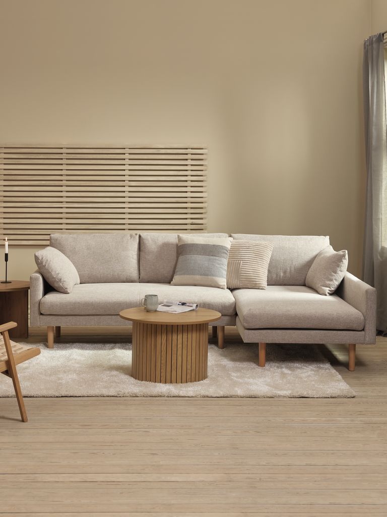 Sofa HVIDBJERG Chaiselongue rechts sand