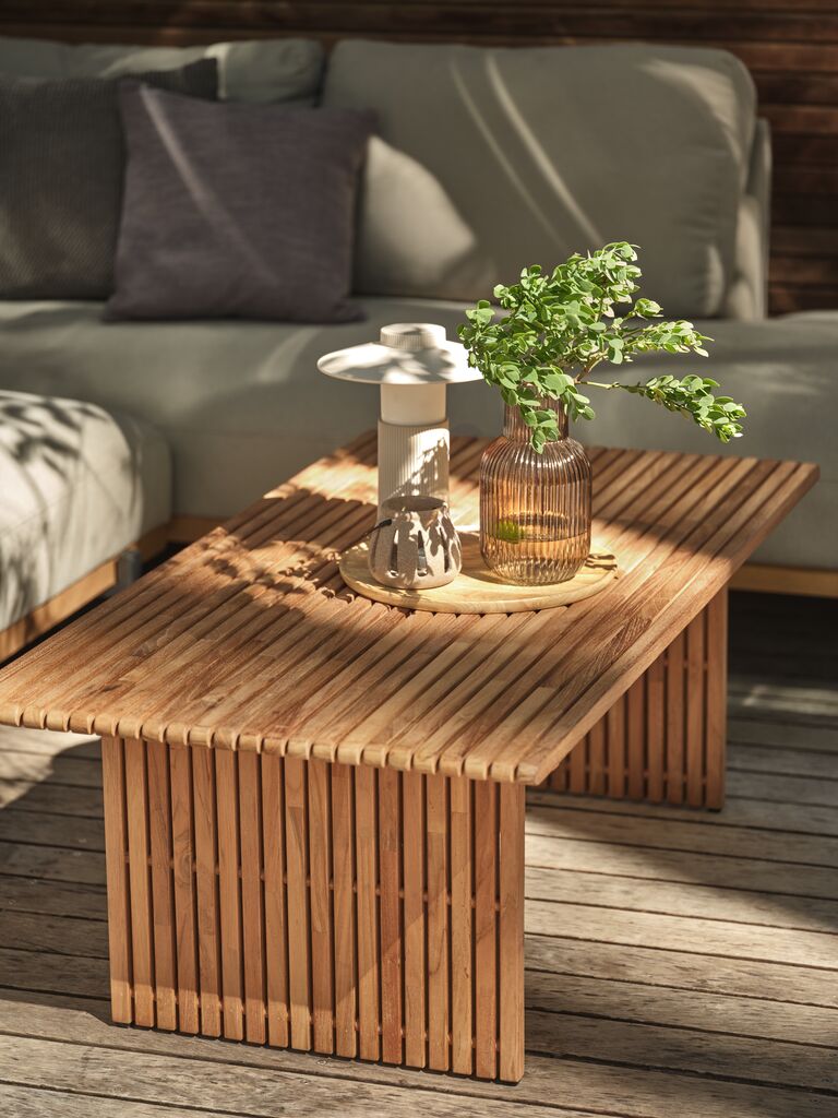 Lounge-Tisch LOFSDALEN B60xL120 Teakholz