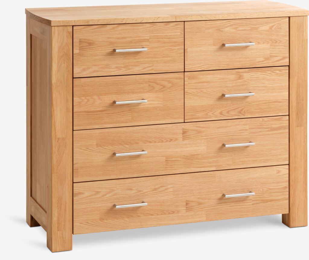 6 Schubladen Kommode OLDE Eiche natur