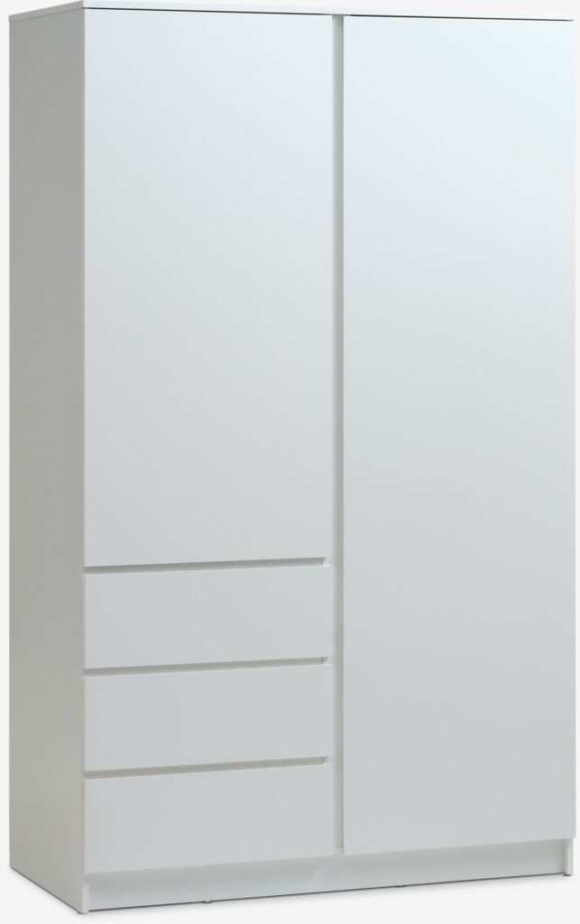 Kleiderschrank LIMFJORDEN 120x200 2 Türen 3S weiß