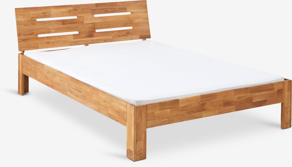 Bettgestell OLSKER 100x200 Eiche natur