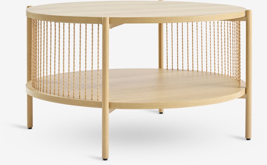 Couchtisch SNESLEV Ø70 Eiche natur