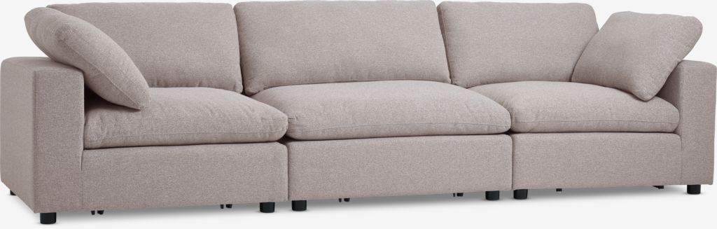 Modulares Sofa LYBY 3 Pers. sand Stoff