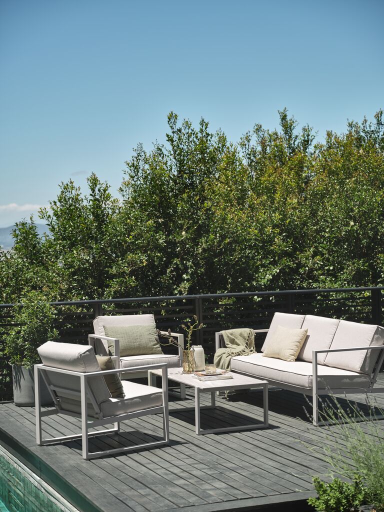 Lounge-Set VONGE 5 Pers. beige