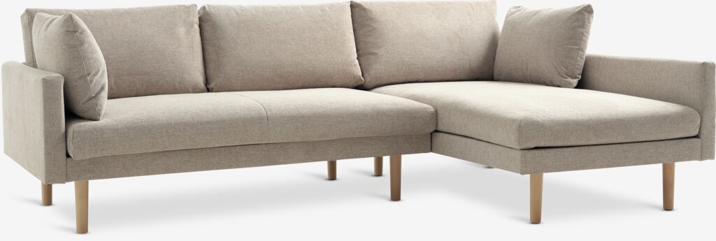 Sofa HVIDBJERG Chaiselongue rechts sand