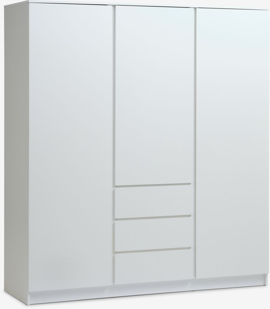 Kleiderschrank LIMFJORDEN 180x200 3 Türen 3S weiß