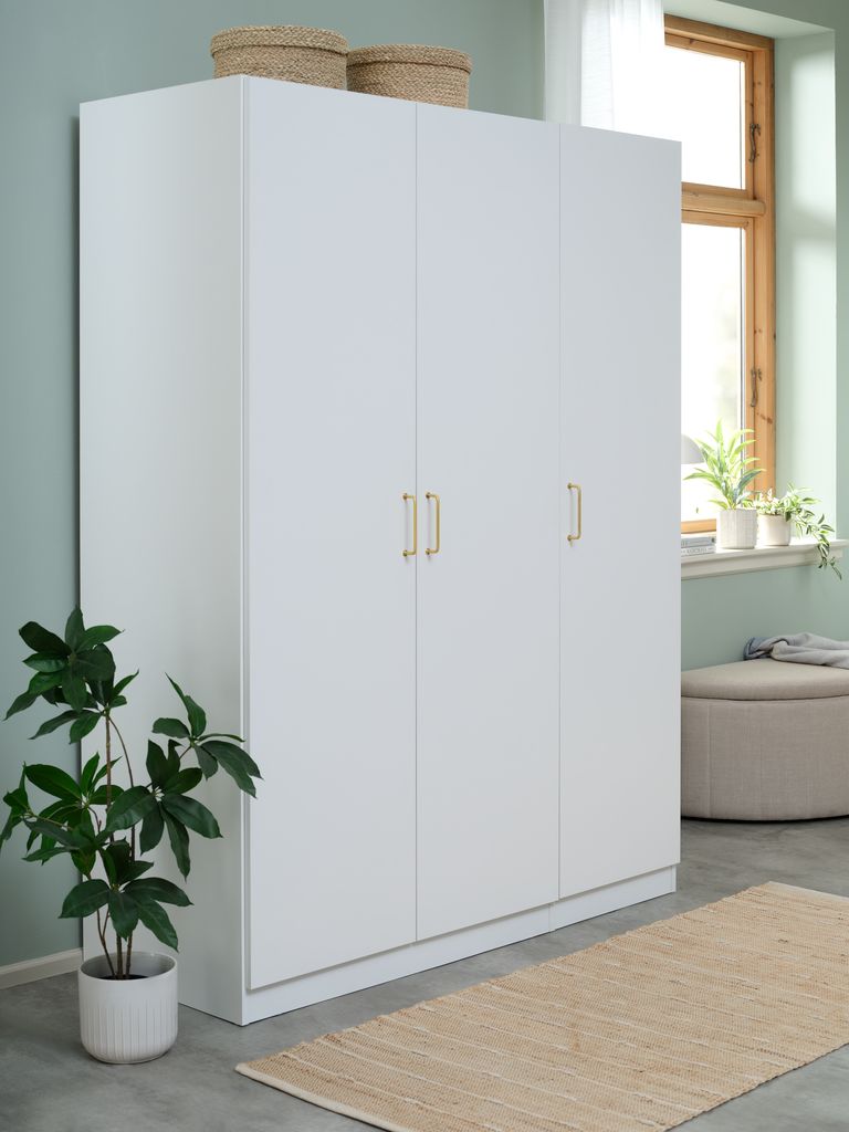 Kleiderschrank VIBY 150x200 3 Türen weiß