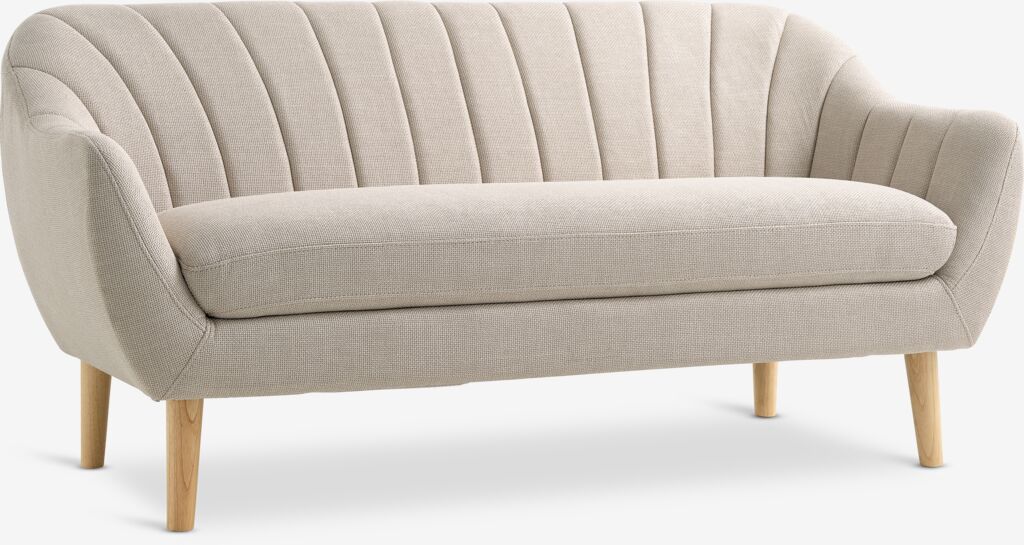 Sofa EGEDAL 2.5-Sitzer beige Stoff