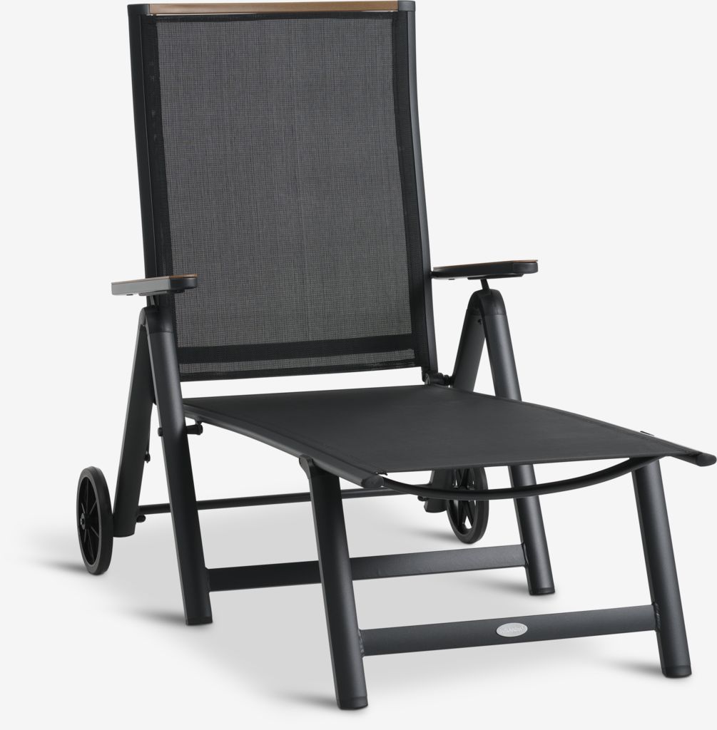 Sonnenliege BREDSTEN B79xL187 schwarz