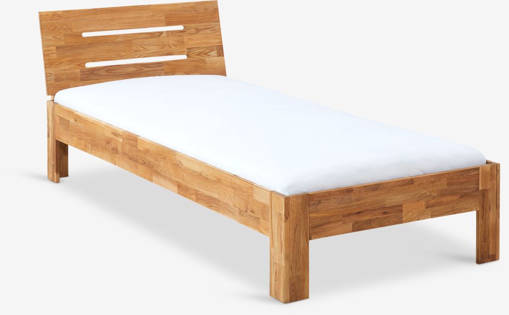 Bettgestell OLSKER 90x200 Eiche natur