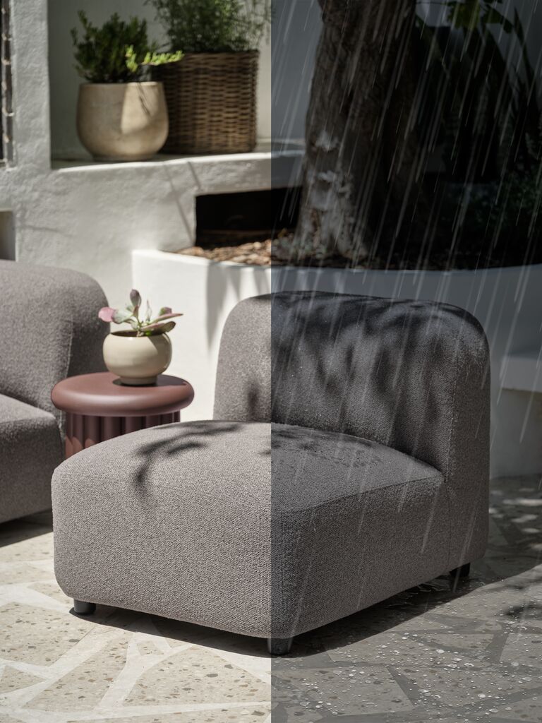 Lounge-Modul TANE Mitte sand dunkel