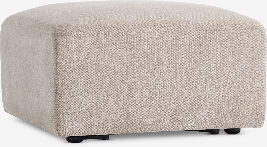 Sofamodul SKEJBY Chaiselongue/Pouf Stoff beige