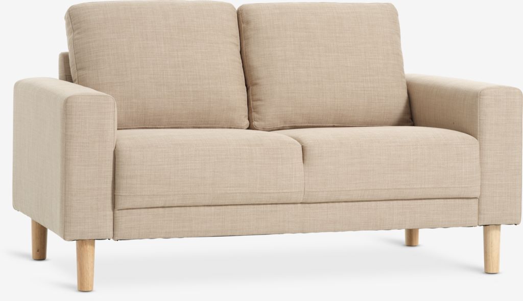 Sofa EGENSE 2-Sitzer sand Stoff
