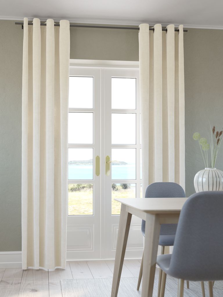 Vorhang NESVATN 140x300 chinée creme