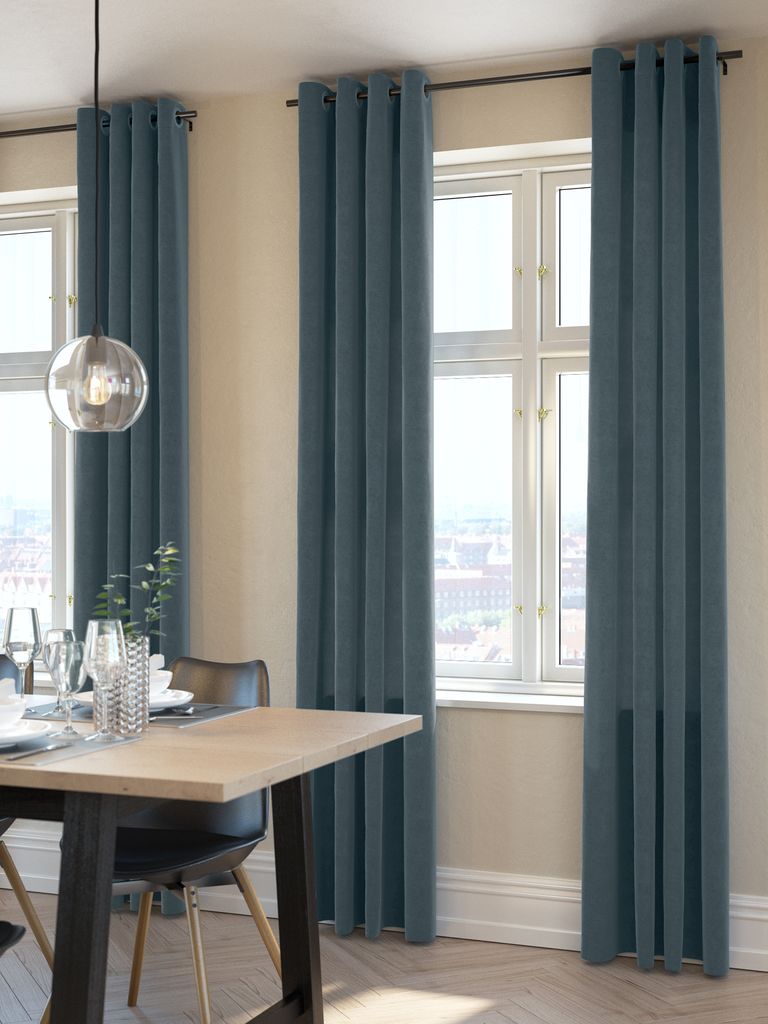 Vorhang ISTEREN 1x140x300 dusty blue