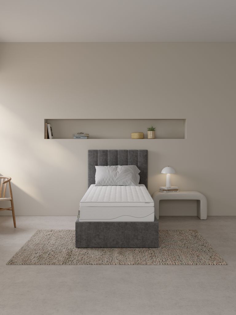 Topper 90x200cm KVISTEN grau