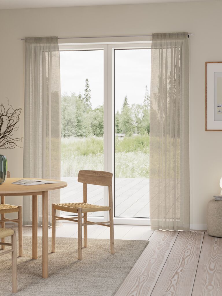Vorhang LUTELANDET 1x140x245 beige