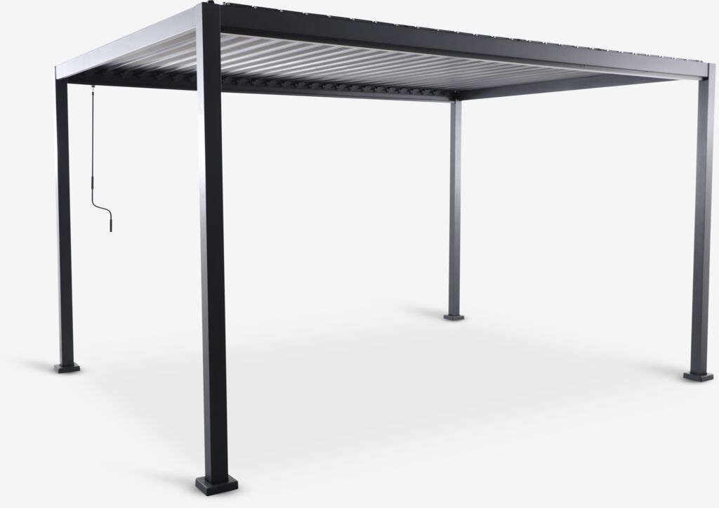 Pergola KONGEMOSE B3xL4xH2.36m schwarz