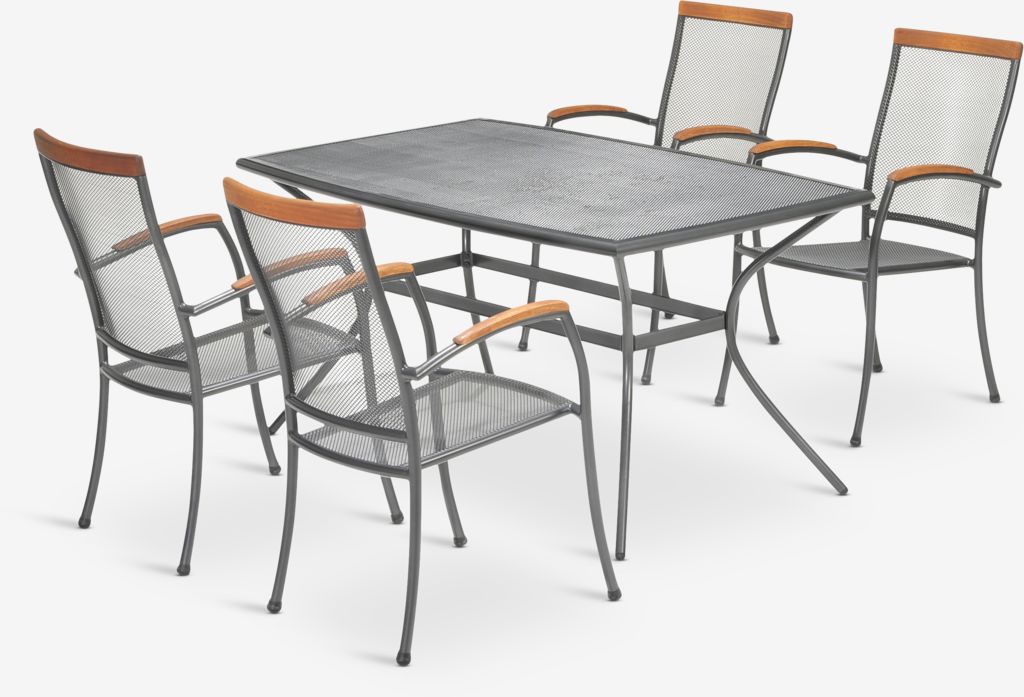 LARVIK L150 grau + 4 LARVIK grau