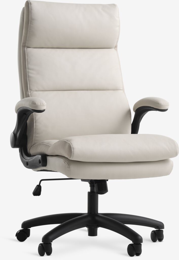 Bürostuhl KASTBJERG beige Kunstleder