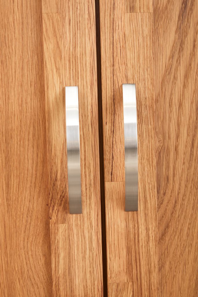 Sideboard HAGE 4 Türen 4 Schubladen Eiche natur