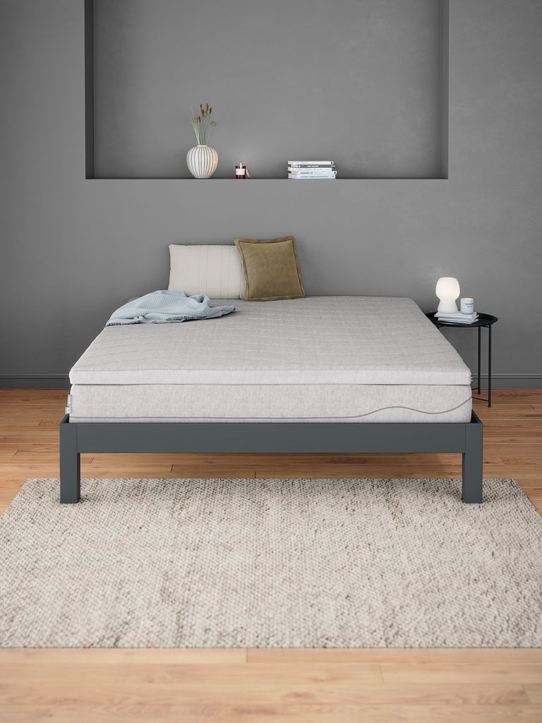 Topper 180x200cm WELLPUR GULEN grau