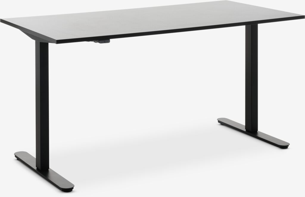 Höhenverstellbarer Schreibtisch SVANEKE 80x160 schwarz