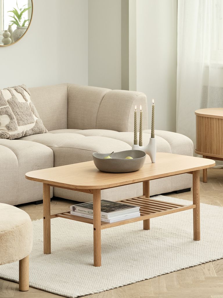 Couchtisch LYNGVIG 60x110 m/Ablage Eiche natur