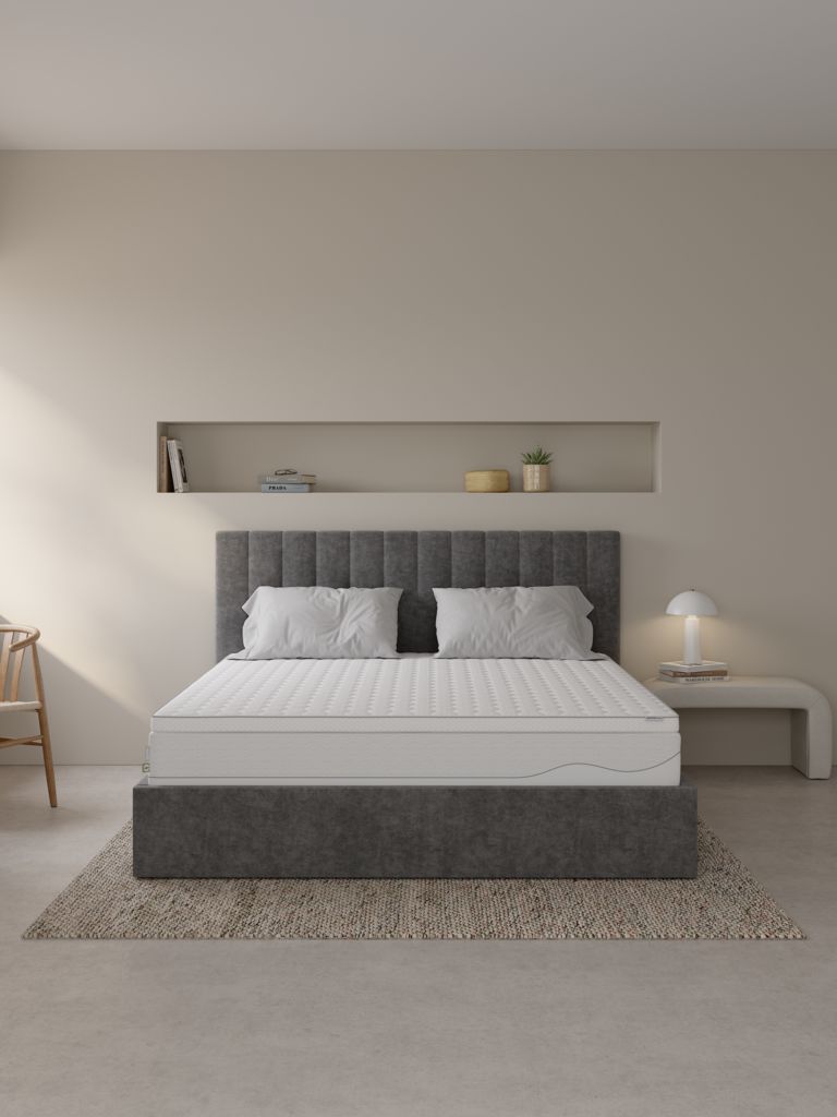 Topper 180x200cm KVISTEN grau