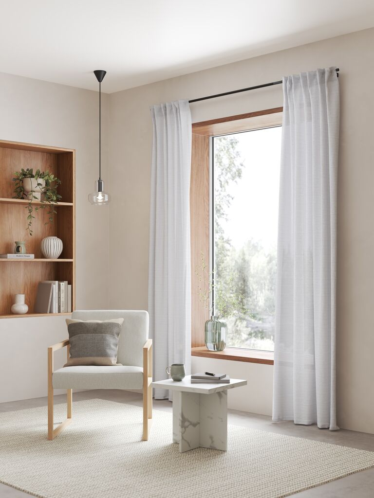 Vorhang LYSEREN 1x140x245 off white