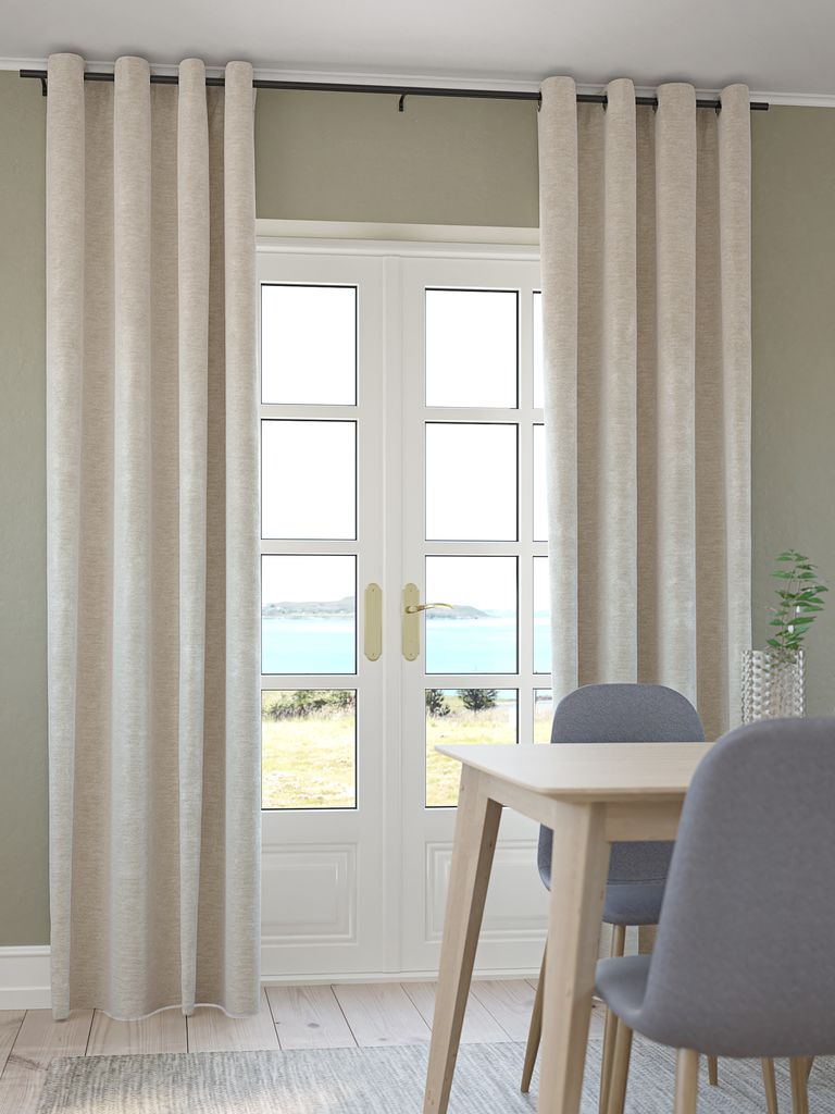 Vorhang NESVATN 1x140x300 chinée sand