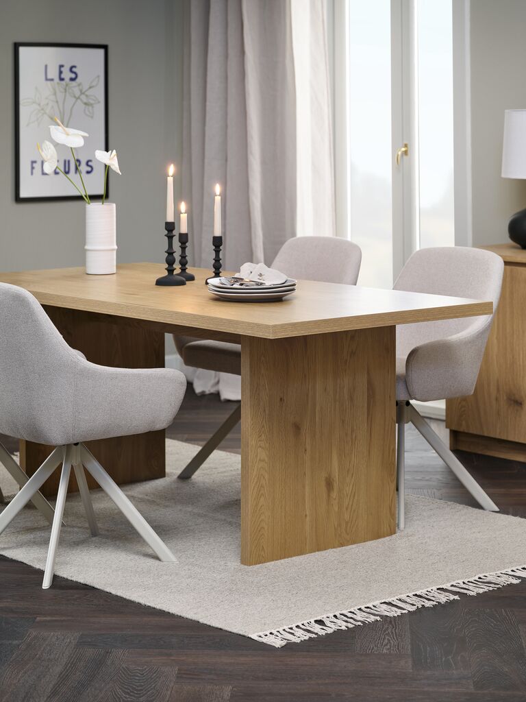 Esstisch MUNKEBY 90x180 Eiche warm