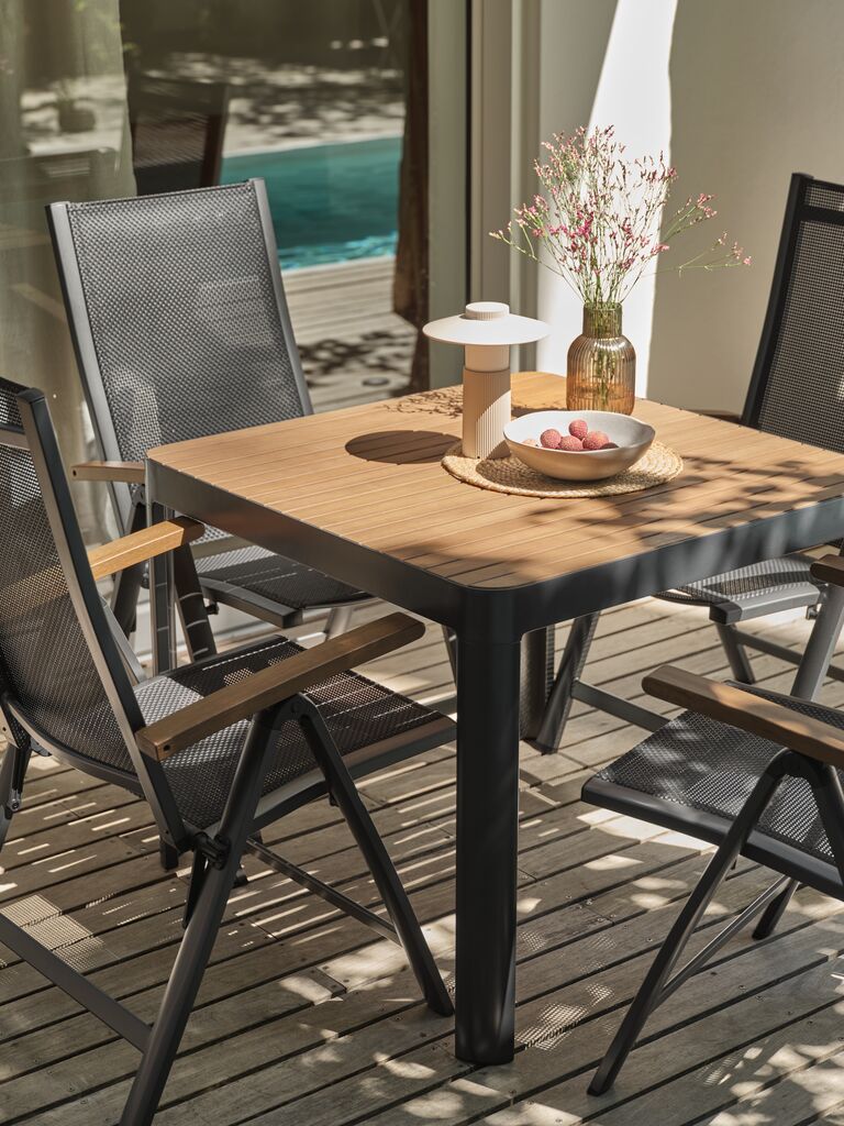 Gartentisch SIRDAL B91xL91 Hartholz