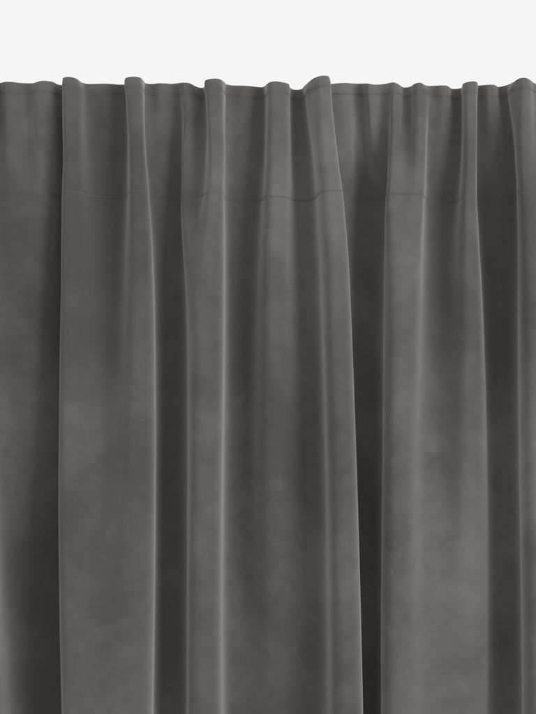 Vorhang AUSTRA 1x140x300 samtgrau