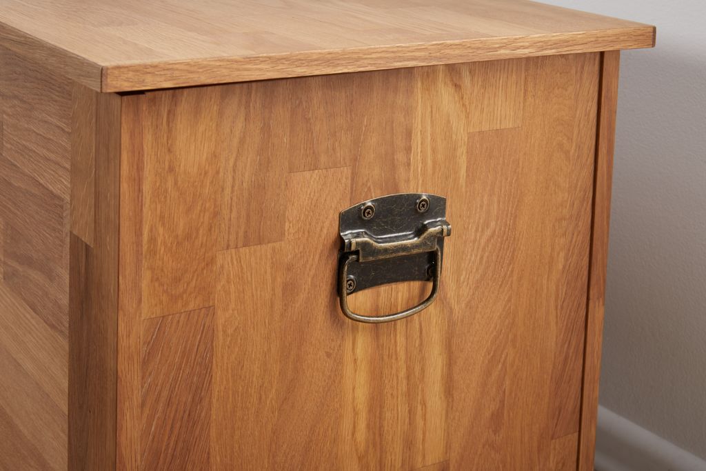 Sitzbank STENSBY m/Aufbewahrung Eiche natur