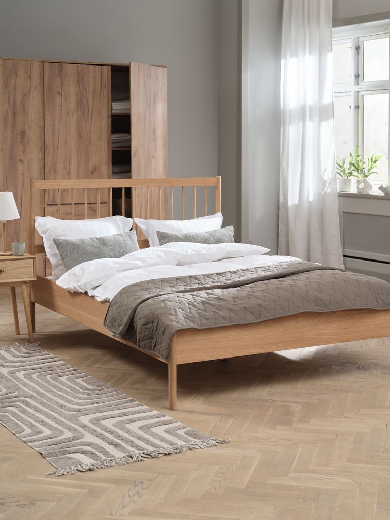 Bettgestell STUBBERUP 180x200 Eiche natur
