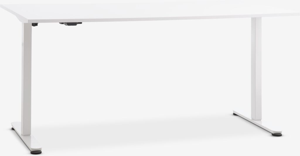 Höhenverstellbarer Schreibtisch SVANEKE 80x160 weiß